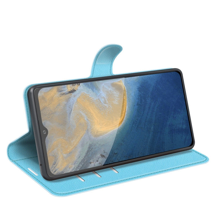 For ZTE Blade A51 Litchi Texture Horizontal Flip Protective Case with Holder & Card Slots & Wallet