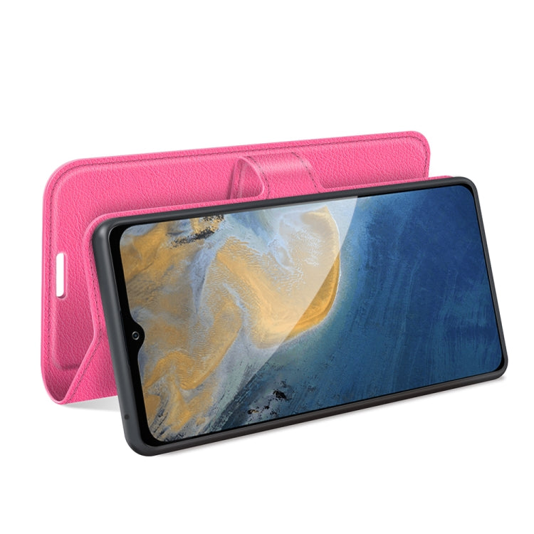 For ZTE Blade A51 Litchi Texture Horizontal Flip Protective Case with Holder & Card Slots & Wallet