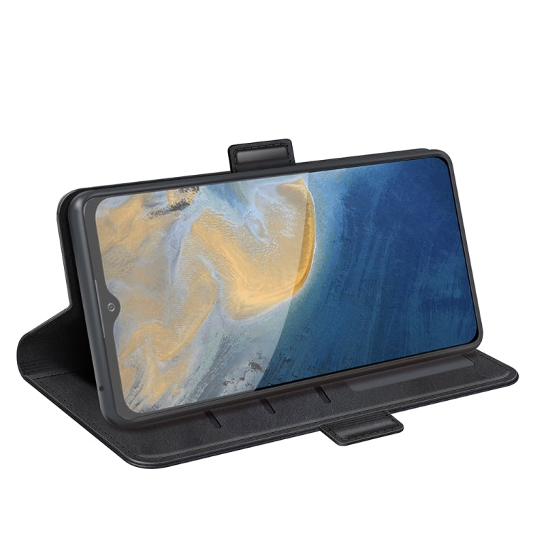 For ZTE Blade A51 Dual-side Magnetic Buckle Horizontal Flip Leather Case with Holder & Card Slots & Wallet