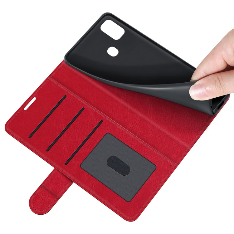 For ZTE Blade A51 R64 Texture Single Horizontal Flip Protective Case with Holder & Card Slots & Wallet& Photo Frame