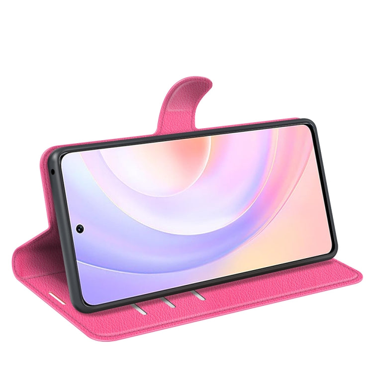 For Honor 50 SE Litchi Texture Horizontal Flip Protective Case with Holder & Card Slots & Wallet