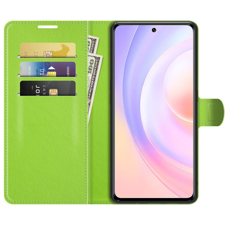 For Honor 50 SE Litchi Texture Horizontal Flip Protective Case with Holder & Card Slots & Wallet