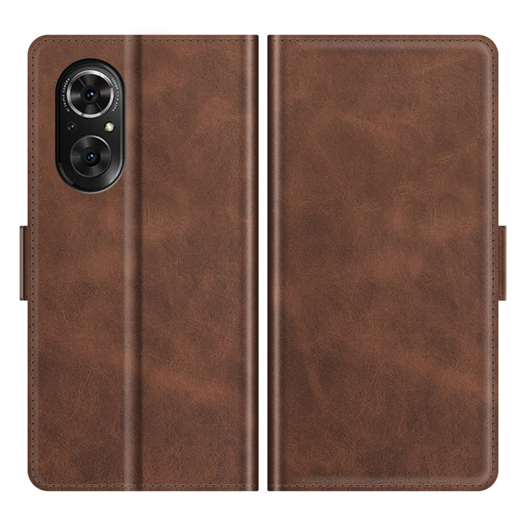 For Honor 50 SE / Huawei nova 9 SE Dual-side Magnetic Buckle Horizontal Flip Leather Case with Holder & Card Slots & Wallet