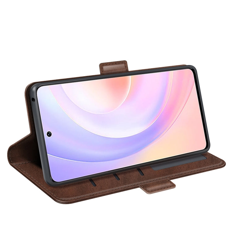 For Honor 50 SE / Huawei nova 9 SE Dual-side Magnetic Buckle Horizontal Flip Leather Case with Holder & Card Slots & Wallet