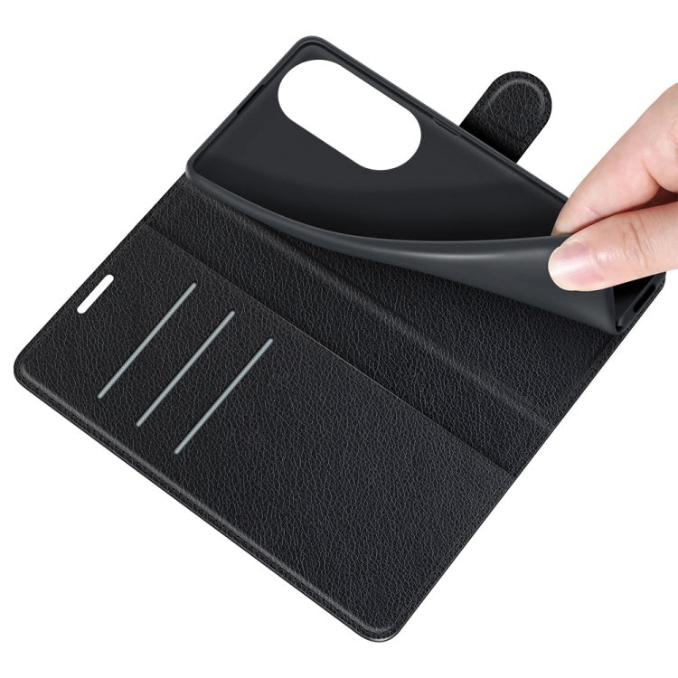 For Honor 50 Pro Litchi Texture Horizontal Flip Protective Case with Holder & Card Slots & Wallet