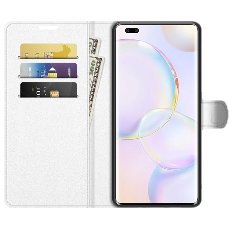 For Honor 50 Pro Litchi Texture Horizontal Flip Protective Case with Holder & Card Slots & Wallet