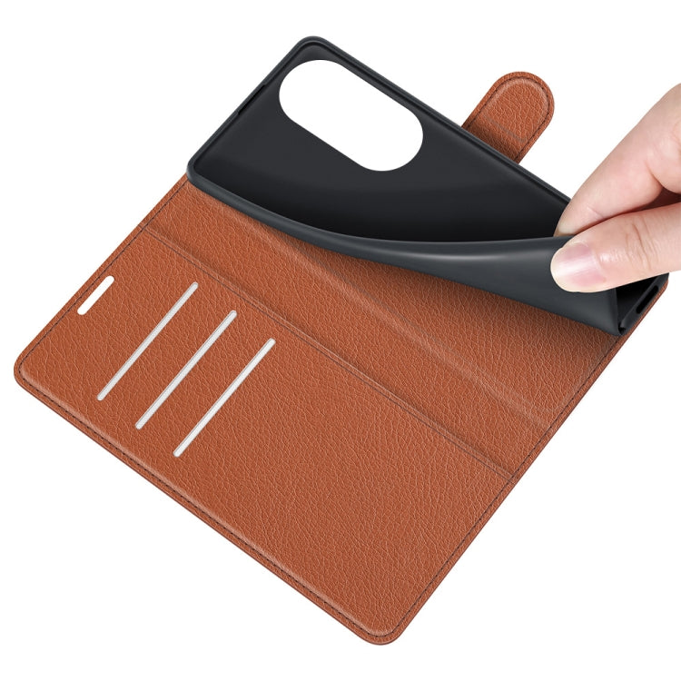 For Honor 50 Pro Litchi Texture Horizontal Flip Protective Case with Holder & Card Slots & Wallet