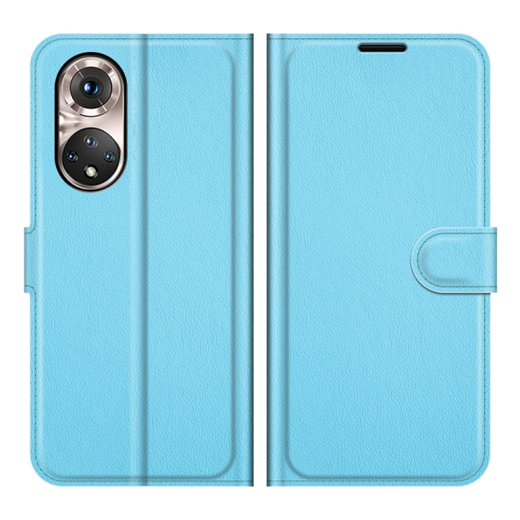 For Honor 50 Pro Litchi Texture Horizontal Flip Protective Case with Holder & Card Slots & Wallet