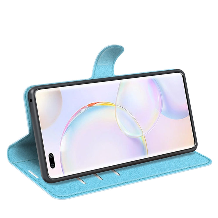 For Honor 50 Pro Litchi Texture Horizontal Flip Protective Case with Holder & Card Slots & Wallet