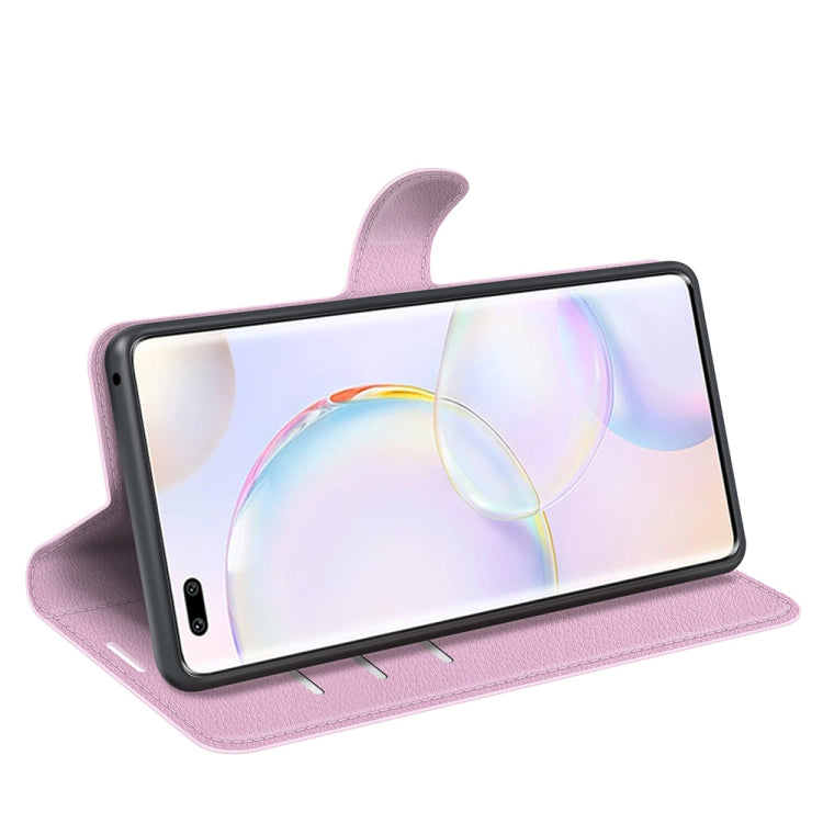 For Honor 50 Pro Litchi Texture Horizontal Flip Protective Case with Holder & Card Slots & Wallet