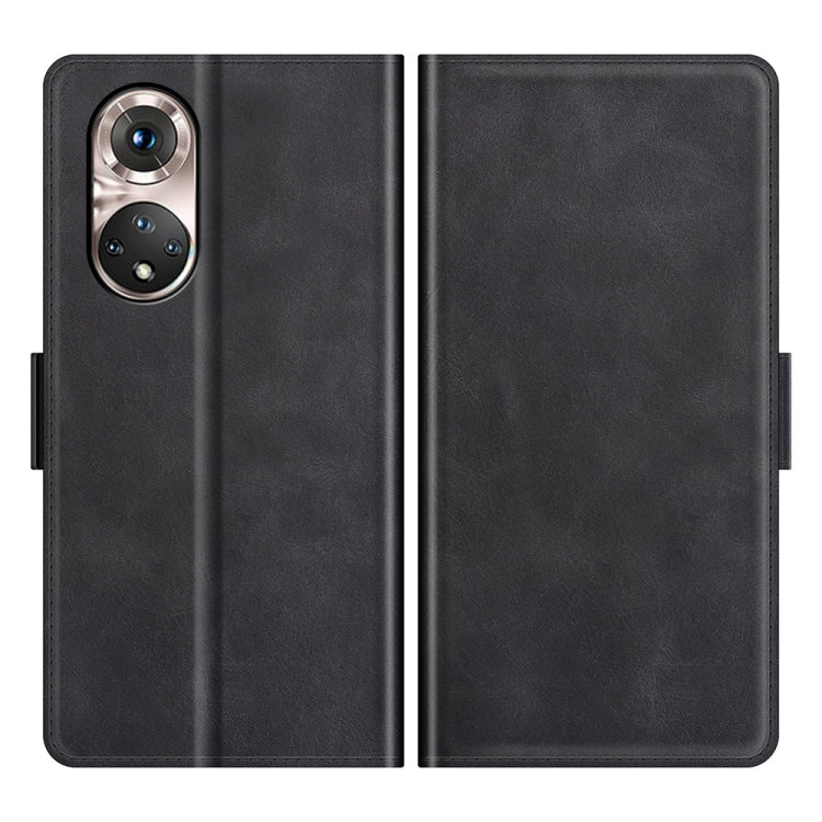 For Honor 50 Pro Dual-side Magnetic Buckle Horizontal Flip Leather Case with Holder & Card Slots & Wallet