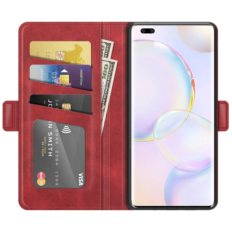 For Honor 50 Pro Dual-side Magnetic Buckle Horizontal Flip Leather Case with Holder & Card Slots & Wallet