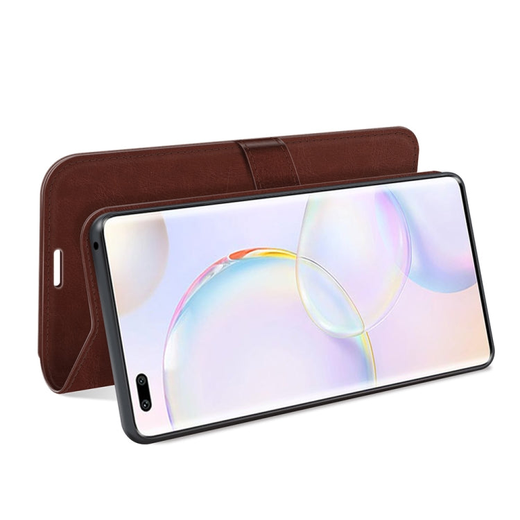 For Honor 50 Pro R64 Texture Single Horizontal Flip Protective Case with Holder & Card Slots & Wallet & Photo Frame