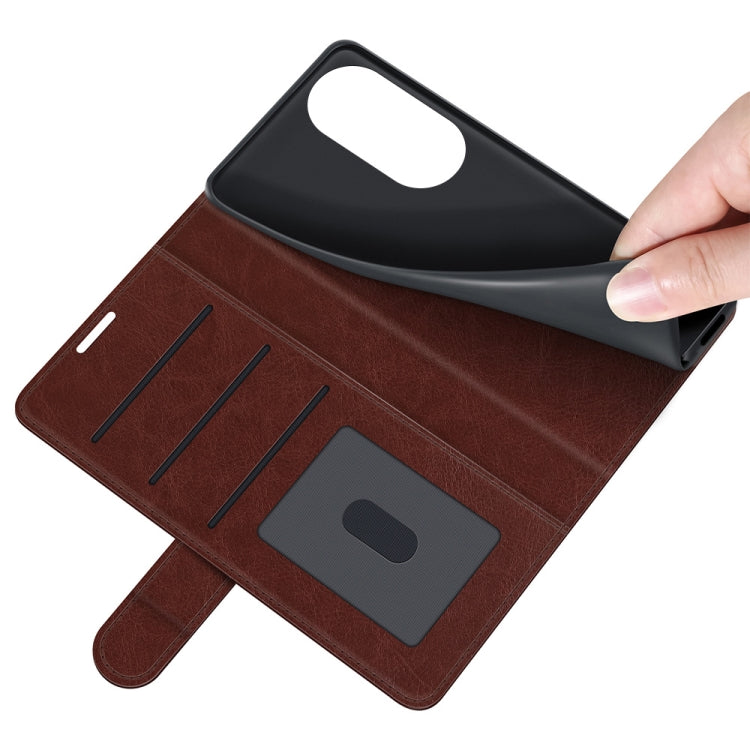 For Honor 50 Pro R64 Texture Single Horizontal Flip Protective Case with Holder & Card Slots & Wallet & Photo Frame