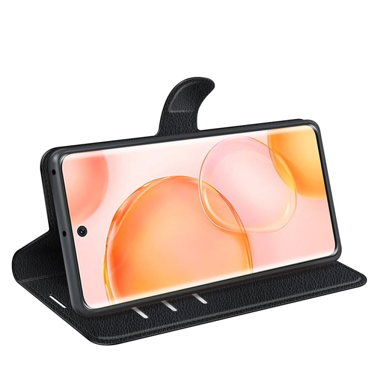 For Honor 50 Litchi Texture Horizontal Flip Protective Case with Holder & Card Slots & Wallet