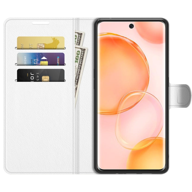 For Honor 50 Litchi Texture Horizontal Flip Protective Case with Holder & Card Slots & Wallet