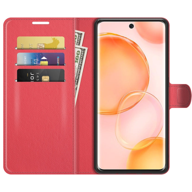 For Honor 50 Litchi Texture Horizontal Flip Protective Case with Holder & Card Slots & Wallet