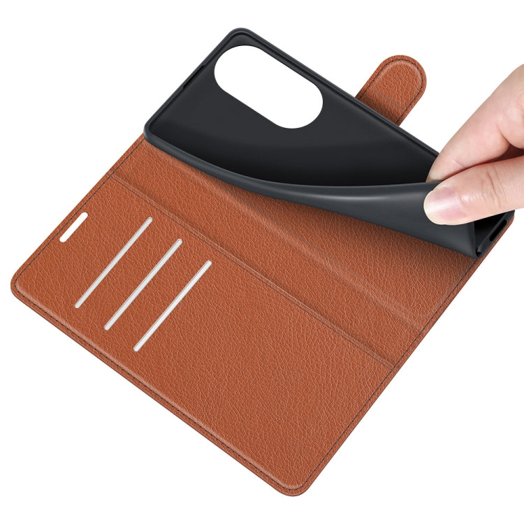 For Honor 50 Litchi Texture Horizontal Flip Protective Case with Holder & Card Slots & Wallet