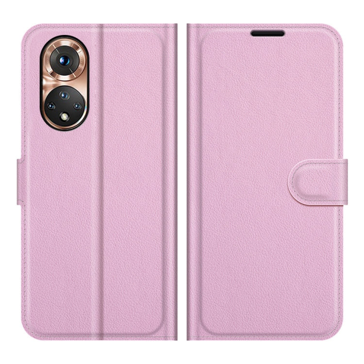 For Honor 50 Litchi Texture Horizontal Flip Protective Case with Holder & Card Slots & Wallet