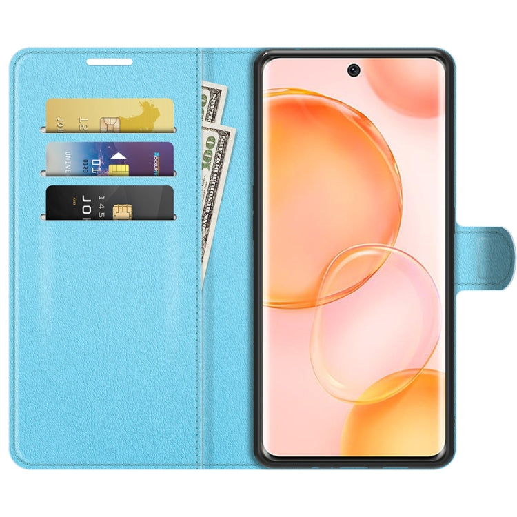 For Honor 50 Litchi Texture Horizontal Flip Protective Case with Holder & Card Slots & Wallet