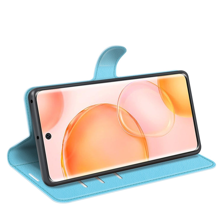 For Honor 50 Litchi Texture Horizontal Flip Protective Case with Holder & Card Slots & Wallet