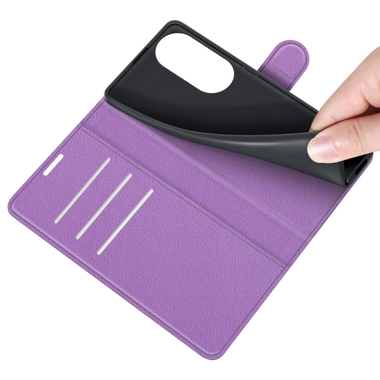 For Honor 50 Litchi Texture Horizontal Flip Protective Case with Holder & Card Slots & Wallet