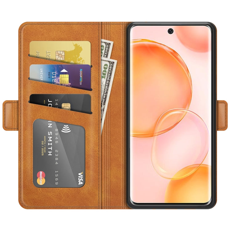 For Honor 50 Dual-side Magnetic Buckle Horizontal Flip Leather Case with Holder & Card Slots & Wallet