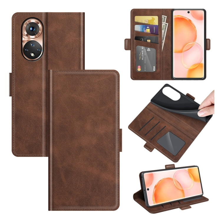 For Honor 50 Dual-side Magnetic Buckle Horizontal Flip Leather Case with Holder & Card Slots & Wallet