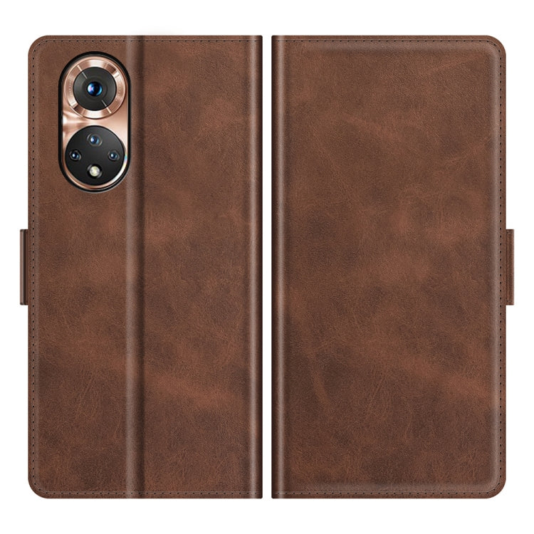 For Honor 50 Dual-side Magnetic Buckle Horizontal Flip Leather Case with Holder & Card Slots & Wallet