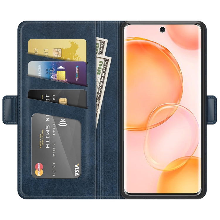 For Honor 50 Dual-side Magnetic Buckle Horizontal Flip Leather Case with Holder & Card Slots & Wallet