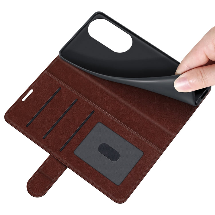 For Honor 50 R64 Texture Single Horizontal Flip Protective Case with Holder & Card Slots & Wallet & Photo Frame