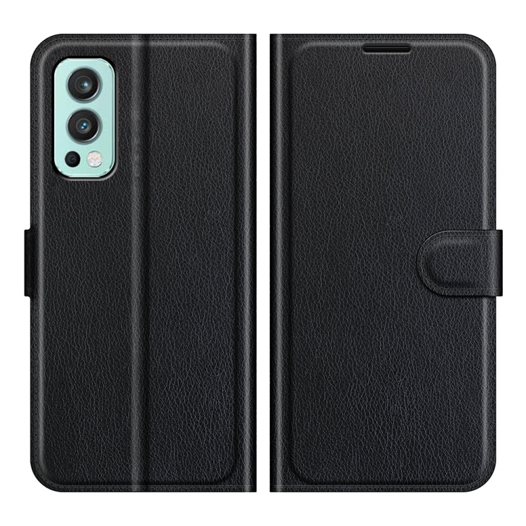 For OnePlus Nord 2 5G Litchi Texture Horizontal Flip Protective Case with Holder & Card Slots & Wallet
