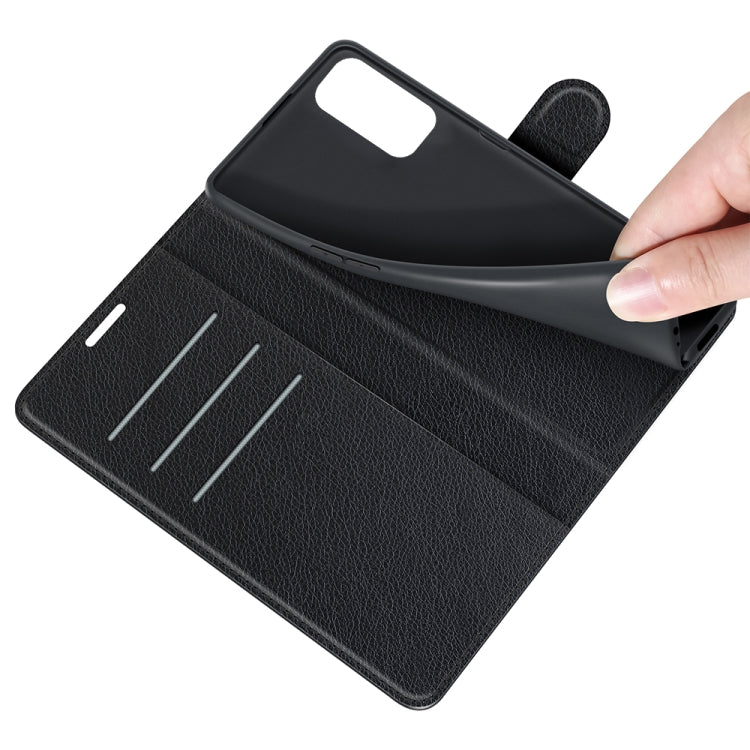 For OnePlus Nord 2 5G Litchi Texture Horizontal Flip Protective Case with Holder & Card Slots & Wallet