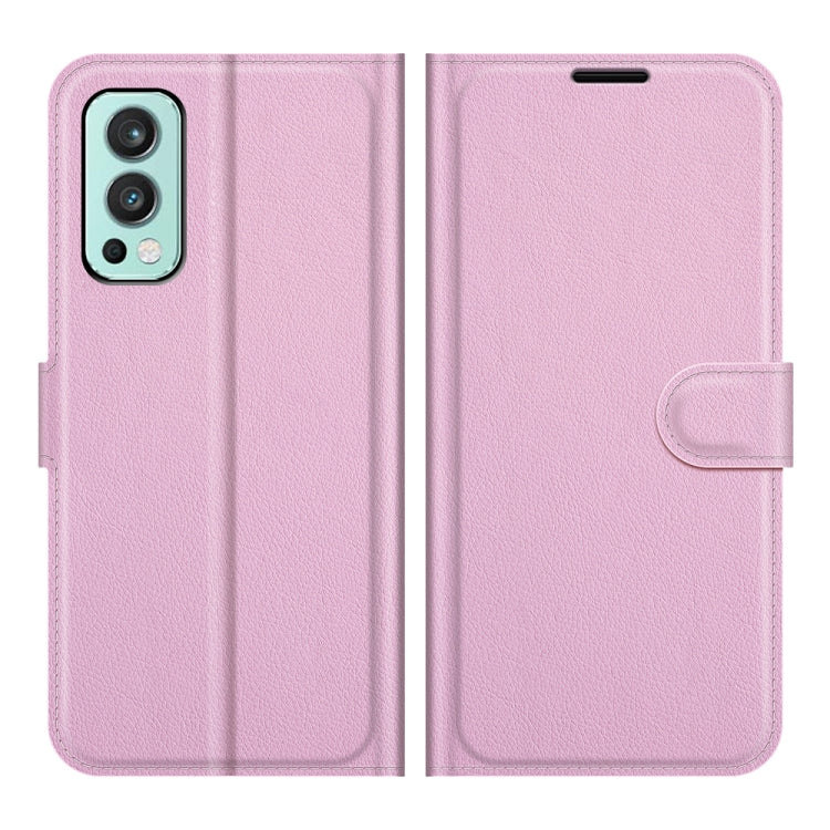 For OnePlus Nord 2 5G Litchi Texture Horizontal Flip Protective Case with Holder & Card Slots & Wallet