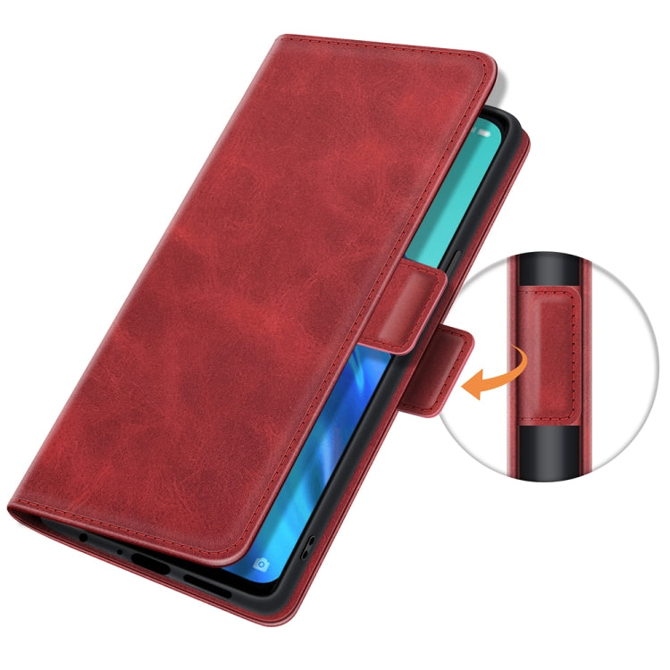 For OPPO Reno5 A Dual-side Magnetic Buckle Horizontal Flip Leather Case with Holder & Card Slots & Wallet