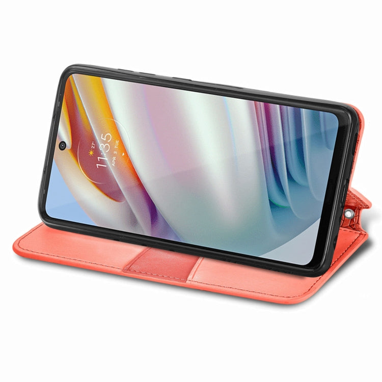 For Motorola Moto G60 Blooming Mandala Embossed Pattern Magnetic Horizontal Flip Leather Case with Holder & Card Slots & Wallet