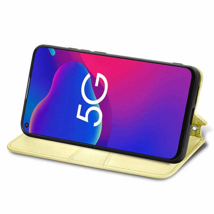 For ZTE Axon 11 SE 5G Blooming Mandala Embossed Pattern Magnetic Horizontal Flip Leather Case with Holder & Card Slots & Wallet