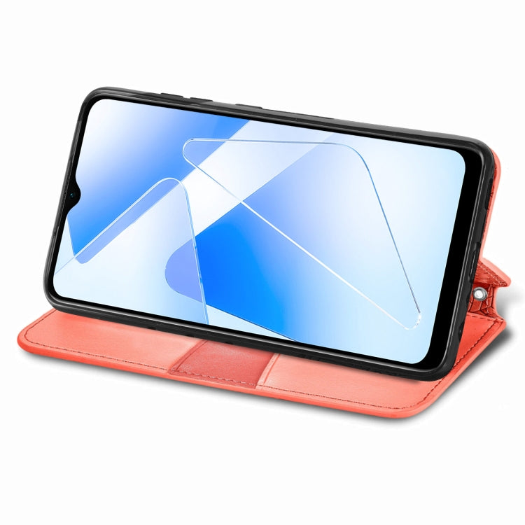 For OPPO A55 5G Blooming Mandala Embossed Pattern Magnetic Horizontal Flip Leather Case with Holder & Card Slots & Wallet