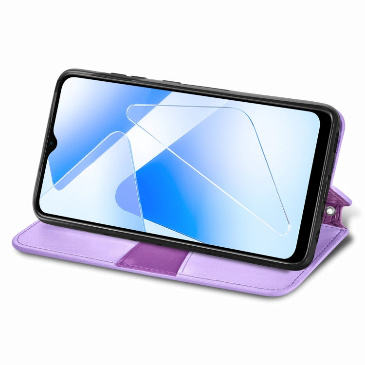 For OPPO A55 5G Blooming Mandala Embossed Pattern Magnetic Horizontal Flip Leather Case with Holder & Card Slots & Wallet