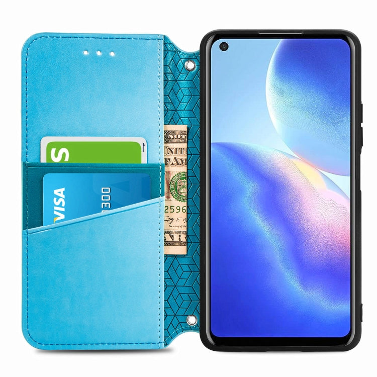 For Blackview A90 Blooming Mandala Embossed Pattern Magnetic Horizontal Flip Leather Case with Holder & Card Slots & Wallet