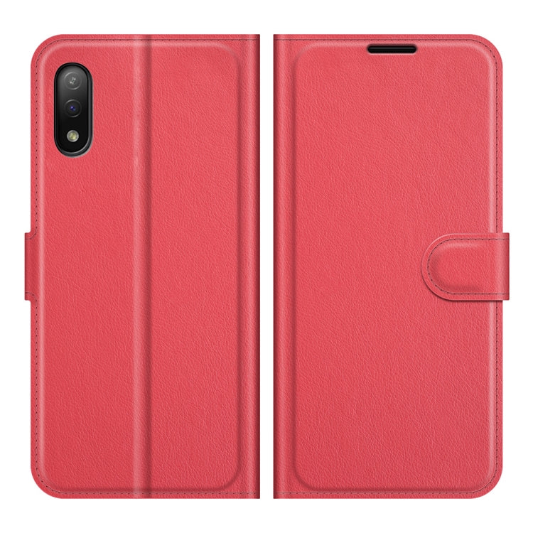 For Sony Xperia Ace II Litchi Texture Horizontal Flip Protective Case with Holder & Card Slots & Wallet