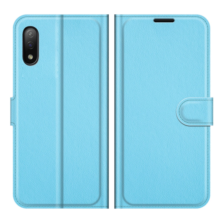 For Sony Xperia Ace II Litchi Texture Horizontal Flip Protective Case with Holder & Card Slots & Wallet