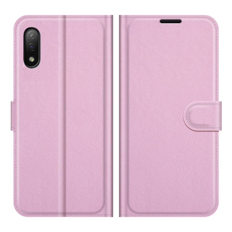 For Sony Xperia Ace II Litchi Texture Horizontal Flip Protective Case with Holder & Card Slots & Wallet