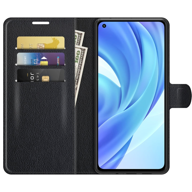 For Xiaomi Mi 11 Lite Litchi Texture Horizontal Flip Protective Case with Holder & Card Slots & Wallet