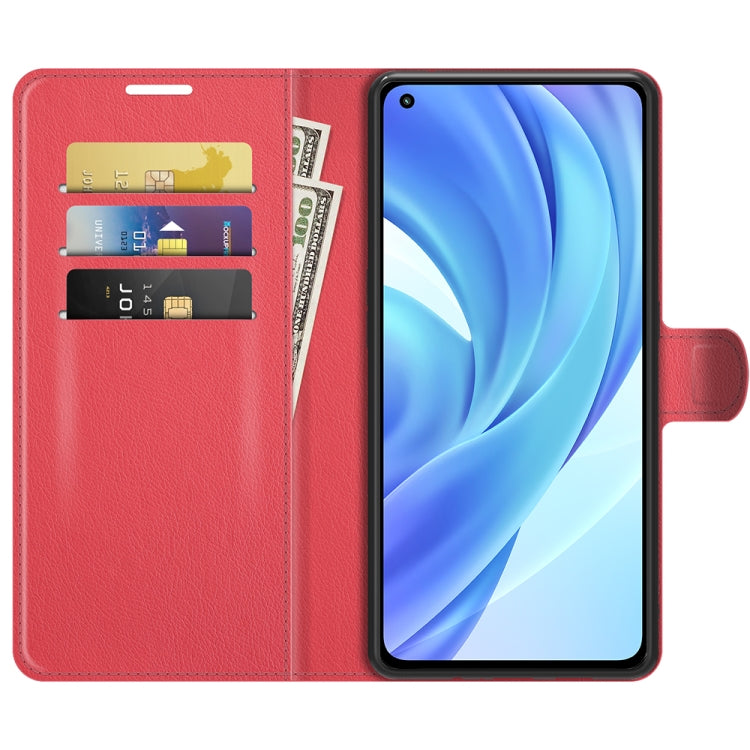 For Xiaomi Mi 11 Lite Litchi Texture Horizontal Flip Protective Case with Holder & Card Slots & Wallet