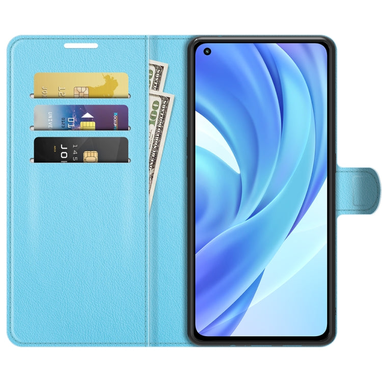 For Xiaomi Mi 11 Lite Litchi Texture Horizontal Flip Protective Case with Holder & Card Slots & Wallet