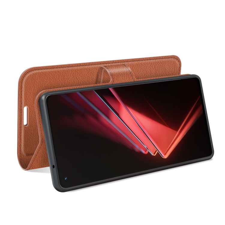 For OPPO K9 Litchi Texture Horizontal Flip Protective Case with Holder & Card Slots & Wallet