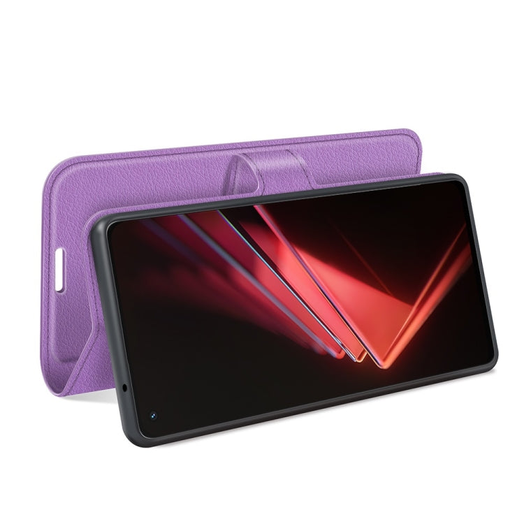 For OPPO K9 Litchi Texture Horizontal Flip Protective Case with Holder & Card Slots & Wallet