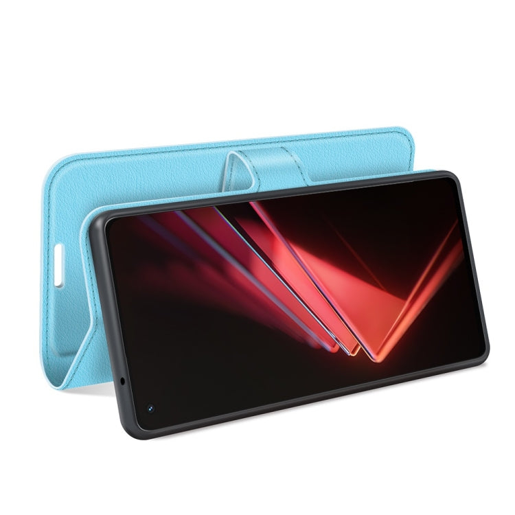 For OPPO K9 Litchi Texture Horizontal Flip Protective Case with Holder & Card Slots & Wallet
