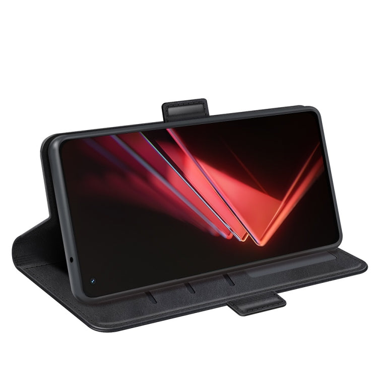 For OPPO K9 Dual-side Magnetic Buckle Horizontal Flip Leather Case with Holder & Card Slots & Wallet